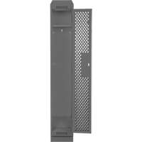 Casiers Clean Line, 12" x 12" x 82", Acier, Charbon, Rivet (assembl&eacute;), Perfor&eacute; OCP Construction Supplies