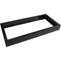 Base encastr&eacute;e pour casiers robustes enti&egrave;rement soud&eacute;e Concorde, 3 Blocs, 4" lo x 36" la x 17" p, Noir, Acier OCP Construction Supplies
