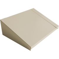 Dessus inclin&eacute; pour casiers robustes enti&egrave;rement soud&eacute; Concorde, Bloc de 2, 18" p x 24" la x 6" ha, Beige, Acier OCP Construction Supplies