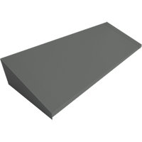 Dessus inclin&eacute; pour casiers robustes enti&egrave;rement soud&eacute; Concorde, Bloc de 4, 18" p x 48" la x 6" ha, Acier OCP Construction Supplies