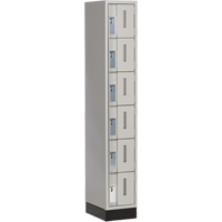 Casiers robustes Concorde, 6 niveaux, 12" x 18" x 76", Acier, Gris, Soud&eacute; (assembl&eacute;) OCP Construction Supplies