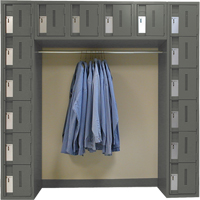 Arches de casiers robustes Concorde, 16 niveaux, Bloc de 3, 18" x 72" x 72", Acier OCP Construction Supplies