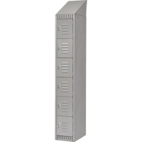 Casiers, 6 niveaux, 12" x 18" x 82", Acier, Gris, D&eacute;mont&eacute; OCP Construction Supplies