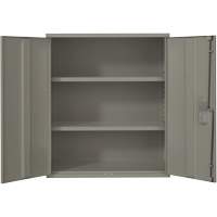 Armoire de rangement Lo-Boy, Acier, 2 Tablettes, 40" h x 36" la x 18" P, Gris OCP Construction Supplies