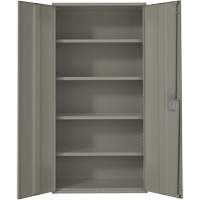 Armoire de rangement Hi-Boy, Acier, 4 Tablettes, 72" h x 36" la x 18" P, Gris OCP Construction Supplies