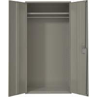 Armoire garde-robe, Acier, 36" la x 18" p x 72" h, Gris OCP Construction Supplies