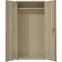 Armoire garde-robe, Acier, 36" la x 18" p x 72" h, Beige OCP Construction Supplies