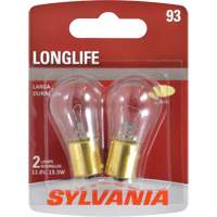 Mini ampoule automobile longue dur&eacute;e mod&egrave;le 93, Incandescente, 13,3 W OCP Construction Supplies