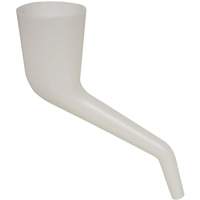 Entonnoir translucide &agrave; angle droit, Plastique OCP Construction Supplies