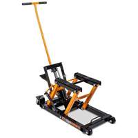 ATV and Motorcycle Jack, 0.75 Ton(s) Capacity, 4-2/3" Lowered, 14-1/2" Raised, Manual Hydraulic OCP Construction Supplies