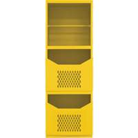 Armoire pour le contr&ocirc;le des d&eacute;versements, 1 Tablettes, 72" h x 24" la x 24" p, Acier, Jaune OCP Construction Supplies