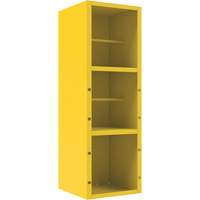 Armoire pour le contr&ocirc;le des d&eacute;versements, 1 Tablettes, 72" h x 24" la x 24" p, Acier, Jaune OCP Construction Supplies