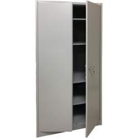 Armoire de rangement, Acier, 4 Tablettes, 78" h x 36" la x 24" P, Gris OCP Construction Supplies