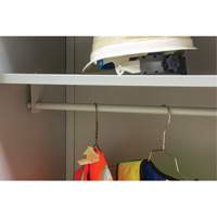 Armoire garde-robe, Acier, 36" la x 18" p x 72" h, Gris OCP Construction Supplies