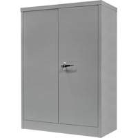 Armoire de rangement &agrave; hauteur de comptoir, Acier, 2 Tablettes, 42" h x 30" la x 15" P, Gris OCP Construction Supplies