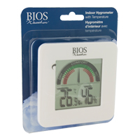 Indoor Hygrometers with BIOS Comfort Scale, Contact, Digital, -58-158°F (-50-70°C) OCP Construction Supplies