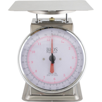 Balance &agrave; plateau sup&eacute;rieur, Capacit&eacute; 25 lb 12 kg, Graduations 0,125 lb / 50 g OCP Construction Supplies