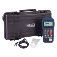 Ultrasonic Thickness Gauge, Digital Display, Ultrasound, 0.03" - 15.7" (0.65 mm - 400 mm) Range OCP Construction Supplies
