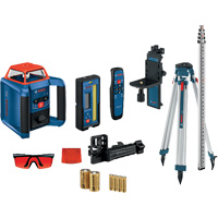 Revolve2000 Self-Leveling Horizontal/Vertical Rotary Laser Kit, 2000' (609.6 m), 670 Nm OCP Construction Supplies