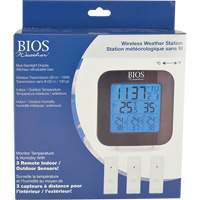 Wireless Weather Station with 3 Sensors, Non-Contact, Digital, 40-158°F (-40-70°C) OCP Construction Supplies