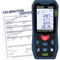 Laser Distance Meter with Calibration Certificate, 0' - 164' (0 m - 50 m) Range, Digital (Electronic) OCP Construction Supplies