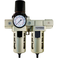 Airflo 400 Filter, Regulator & Coalescing Filter, 1/2" NPT, 150 PSI, 1.5 fl. Oz. Capacity OCP Construction Supplies
