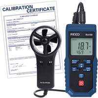 Thermo-an&eacute;mom&egrave;tre &agrave; aube R4100 avec volume d'air et certificat d'&eacute;talonnage, Enregistrement des donn&eacute;es, Gamme de v&eacute;locit&eacute; d'air de 0,4 - 30 m/sec OCP Construction Supplies