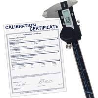 6" (150 mm) Digital Caliper with Traceable Calibration Certificate, 0.0005" (0.01 mm) Resolution, 0" - 6" (0 mm - 150 mm) Range OCP Construction Supplies