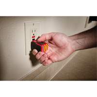 D&eacute;tecteur de tension et testeur de prise DDFT, 50 V - 1000 V, Alerte Affichage & son OCP Construction Supplies