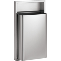 Waste Receptacles, Stainless Steel, 12 US gal. OCP Construction Supplies