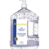 Response&reg; Hand Sanitizer Gel with Aloe, 1890 ml, Pump Bottle, 70% Alcohol OCP Construction Supplies
