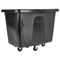 Bulk Cube Truck, Polyethylene, 42-13/16" L x 28" W x 33" H, 12 cu.ft. Volume, 400 lbs. Capacity OCP Construction Supplies