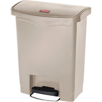 Slim Jim&reg; Waste Container, Resin, 8 US gal. Capacity OCP Construction Supplies