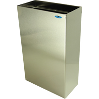 Contenants &agrave; d&eacute;chets muraux, Acier inoxydable, 11 gal. US OCP Construction Supplies