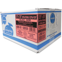 Sacs &agrave; d&eacute;chets de calibre industriel, T-Fort, 36" la x 26" lo, 1,17 mil, Noir OCP Construction Supplies