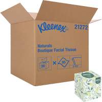 Papiers-mouchoirs Naturals Boutique* de Kleenex, 2 pli, 7,8" lo x 8,3" la, 95 feuilles/boîte OCP Construction Supplies