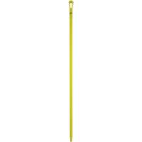 Ultra Hygiene Handle, Broom/Scraper/Squeegee, Yellow, Ergonomic, 59" L OCP Construction Supplies