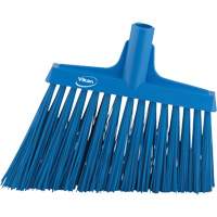 T&ecirc;te de balai oblique, Crins Extra-ferme, 12", Polyester, Bleu OCP Construction Supplies