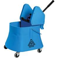 Ensemble de seau pour vadrouille et essoreuse Champ, Pression vers le bas, 7,5 gal. US (30 pintes), Bleu OCP Construction Supplies