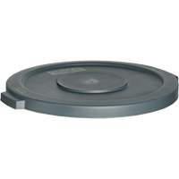 Couvercle pour contenant &agrave; d&eacute;chets, Couvercle plat, Plastique, Convient aux contenants 24" dia. OCP Construction Supplies