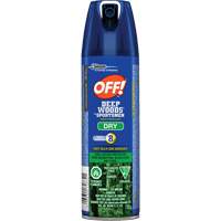 Insectifuge sec pour sportifs Off! R&eacute;gions sauvages, DEET &agrave; 30 %, A&eacute;rosol, 113 g OCP Construction Supplies
