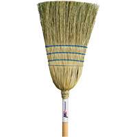 Heavy-Duty Corn Broom, 3-String, Wood Handle OCP Construction Supplies
