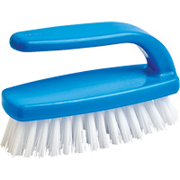 Nail Cleaning Brush, 4" L, Synthetic Bristles, Blue/White OCP Construction Supplies