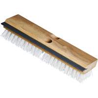 Utility Scrub Brush & Squeegee, 11" L, Polypropylene Bristles, White OCP Construction Supplies