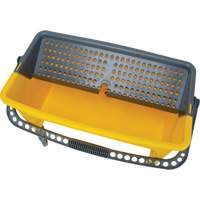 Microfibre Mop Bucket & Wringer, Strainer, 11 US Gal. (44 Quart), Yellow OCP Construction Supplies