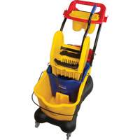 Multifunctional Mop Trolley, Down Press, 9.5 US Gal.(38 Quart), Yellow OCP Construction Supplies