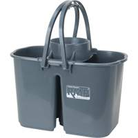 Mop Pail & Wringer, Strainer, 3.75 US Gal.(15 Quart), Grey OCP Construction Supplies