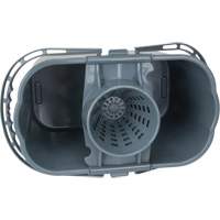 Mop Pail & Wringer, Strainer, 3.75 US Gal.(15 Quart), Grey OCP Construction Supplies