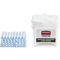 Seau de chargement pour chiffons microfibres, Blanc OCP Construction Supplies