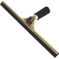 Raclette &agrave; main pour vitres, 14", Caoutchouc, Cadre Laiton OCP Construction Supplies
